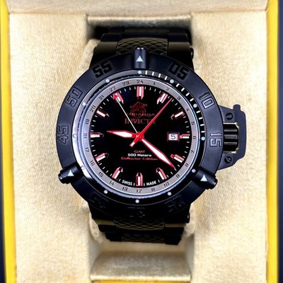 Invicta SubAqua NOMA III 13919 Mens Collector Edition GMT 500M Swiss Made NIBWT