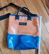 FREITAG Tragetasche blau/orange LKW-Plane, Re...