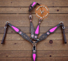 Western Horse Tack Set  Pink With Brown Tack set