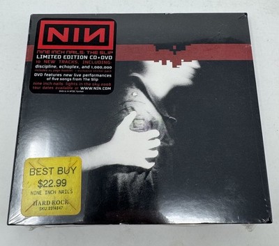 Nine Inch Nails   The Slip CD + DVD Double Disc Set Limited Numbered SEALED NEW