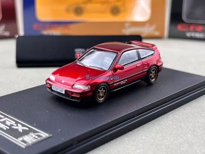 CR Speedgt 1:64 JDM Red CRX EF SIR Hatchback Sports Model Diecast Metal Car 