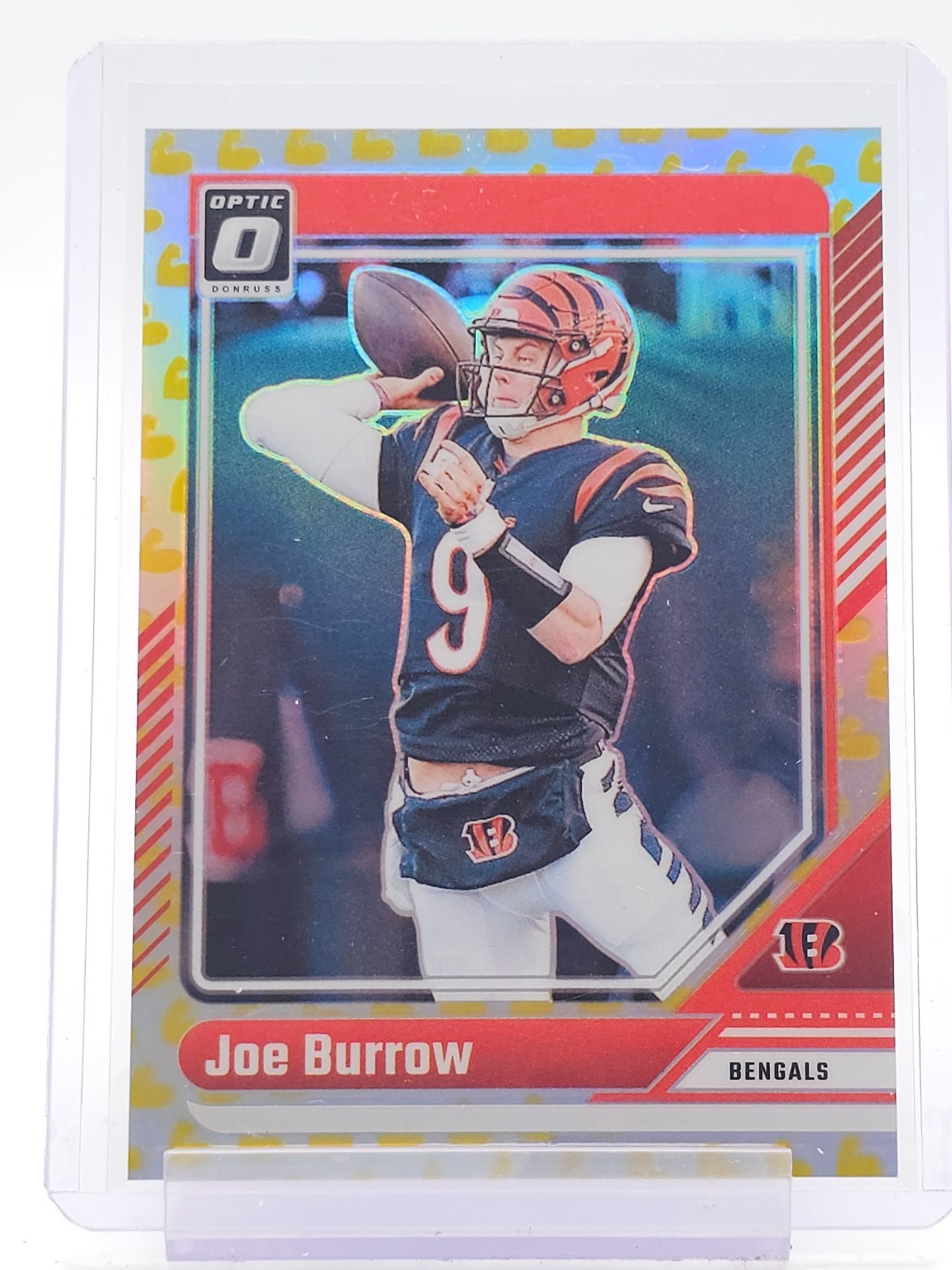 JOE BURROW 2024 DONRUSS OPTIC FLEX PRIZM #38 /149 BENGALS FOOTBALL Q5300