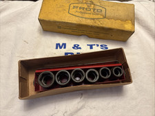 Proto Usa 12 Drive Sae 12-1316 6pt Impact Socket Set With Metal Tray 9974