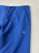 Mack Weldon Ace Sweatpants Mens Medium Blue Elastic Waist Tapered Joggers