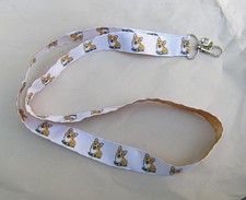 Handmade WELSH CORGI Dog Breed Ribbon Lanyard/Key Fob/BadgeHolder