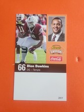 2017 Dion Dawkins Senior Bowl Rookie Card...Temple. rookie card picture