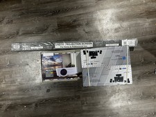 Home Theater Projector System With Speakers And Screen.