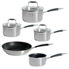 Image of Cookware Set by Stoven – 5 Piece Soft Touch Induction Dishwasher Safe