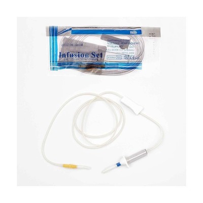 JorVet Universal IV Set | Veterinary-Grade Infusion Set with 72'' Soft Tubing,...