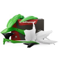 Polisport Plastikkit Passt An Kawasaki KX 450F 16-18 GrüN/Weiß/Schwarz