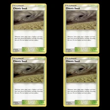 4x Chaotic Swell 187 Sun Moon Cosmic Eclipse 2019 Pokemon Cards Playset Play Set