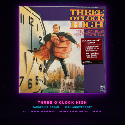 Three O'Clock High Tangerine Dream Soundtrack LP Drew Struzan 35th Anniv Sealed