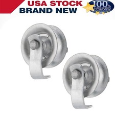 2-Pack 5" Sliding Gate Rollers Steel Galvanized for 1-5/8" Pipe Track