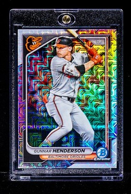 Gunnar Henderson RARE CHECKERBOARD REFRACTOR INVESTMENT CARD Orioles SP