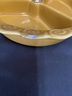 Vtg MCM Gold Caddy Nut/Fruit Dish  #267 CALIFORNIA POTTERY 3 Sections — photo 9