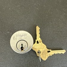 Schlage S123 Keyed Lock Cylinder Brass Steel ...