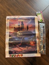 12x15 in. Harry Potter Hogwarts Diamond Art Kit New W/Out Box Getting 2 Scenes