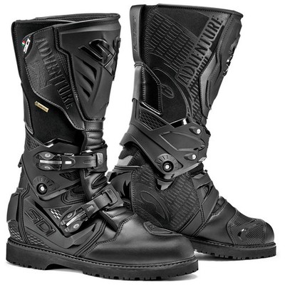 Sidi Adventure 2 Gore Street Motorcycle Boots Black/Black 48