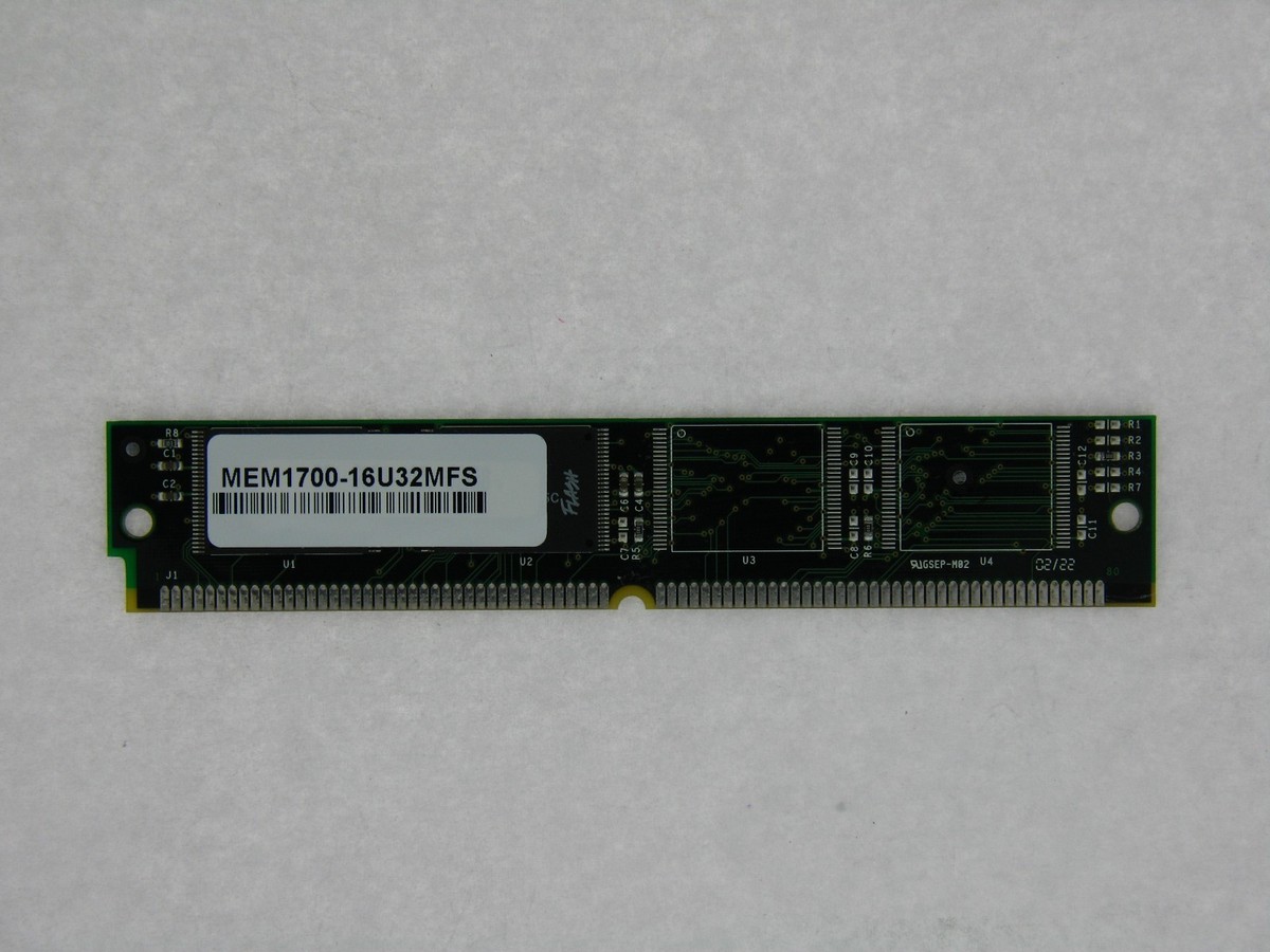 PC周辺機器 CISCO Cisco 1700 64MB DRAM DIMM MEM1700-64D= cm3dmju MEM1700-4D 4MB Approved DRAM Memory for Cisco 1700 Series | eBay