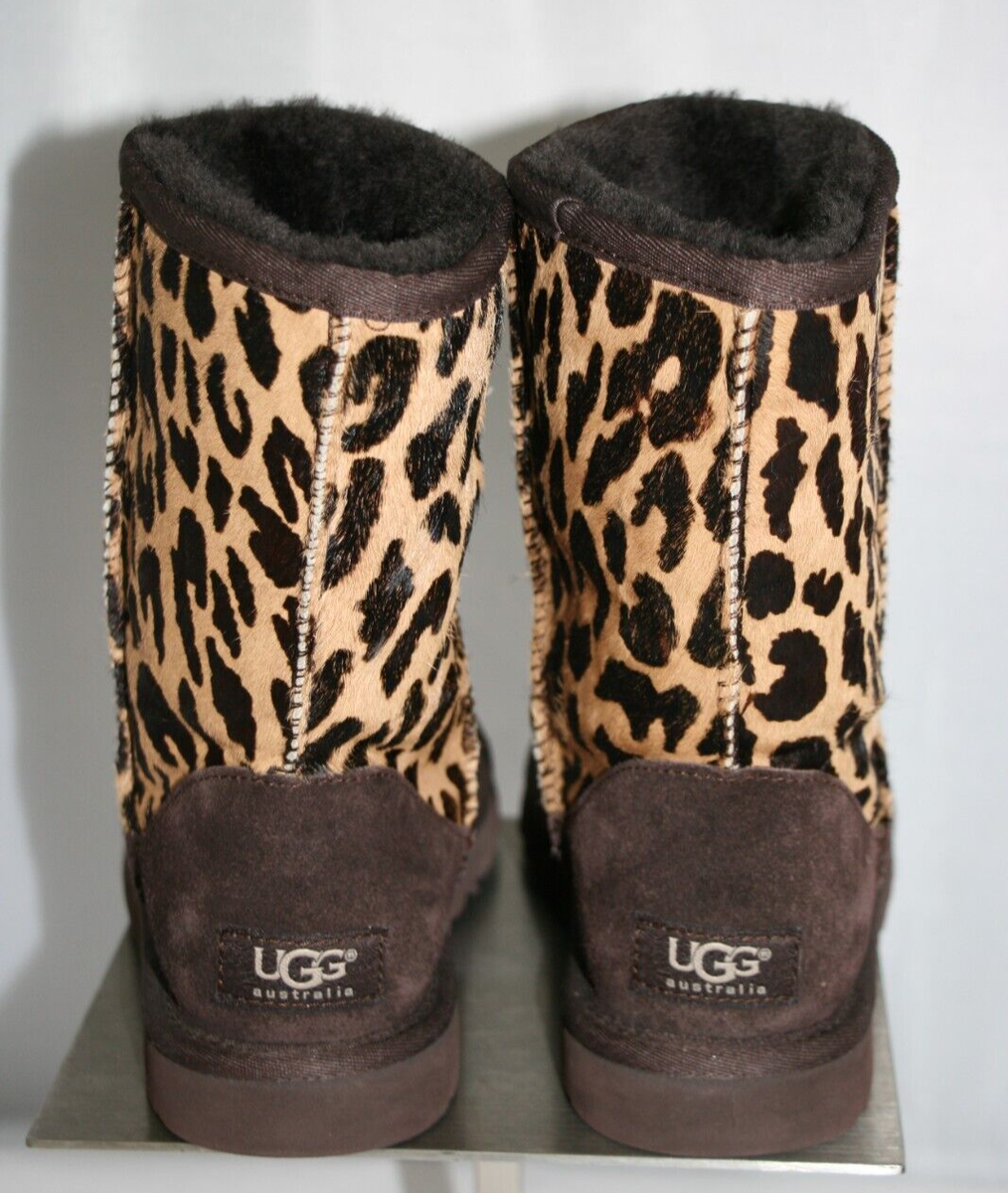UGG Australia Classic Short Exotic Cheetah Print Brown Boots UGG Australia Classic Short Exotic Cheetah Print Brown Boots