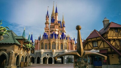 Disneyworld Cinderella Castle POSTER 24 X 36 Inches VERY