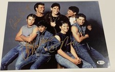 THE OUTSIDERS SIGNED 11x14 C. THOMAS HOWELL ESTEVEZ RALPH MACCHIO BAS COA 1