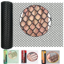 10FT Chicken Wire Mesh Plastic Poultry Net Fencing Plant Garden Barrier Durable
