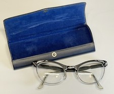 Vintage Aluminum Artcraft Cat Eye Eyeglasses 4 1/4-5 1/2 - 1/10-12k GF - 22m