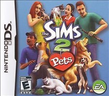 Nintendo DS The Sims 2: Pets Game, Case And Manual Included - CIB - VG condition