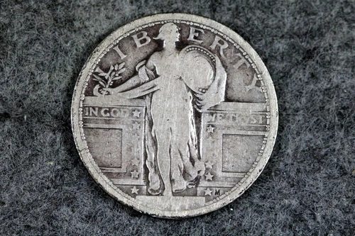 ESTATE FIND 1917 T1 Standing Liberty Quarter #L00131