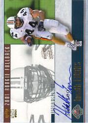 2001 Crown Royale (Pacific) Football "Insert" Cards
