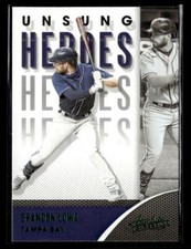 2021 Panini Absolute #UH-4 Brandon Lowe Unsung Heroes Green card