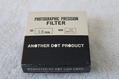 Another Dot Line Product 58mm 6X Cross Filter - New In Box