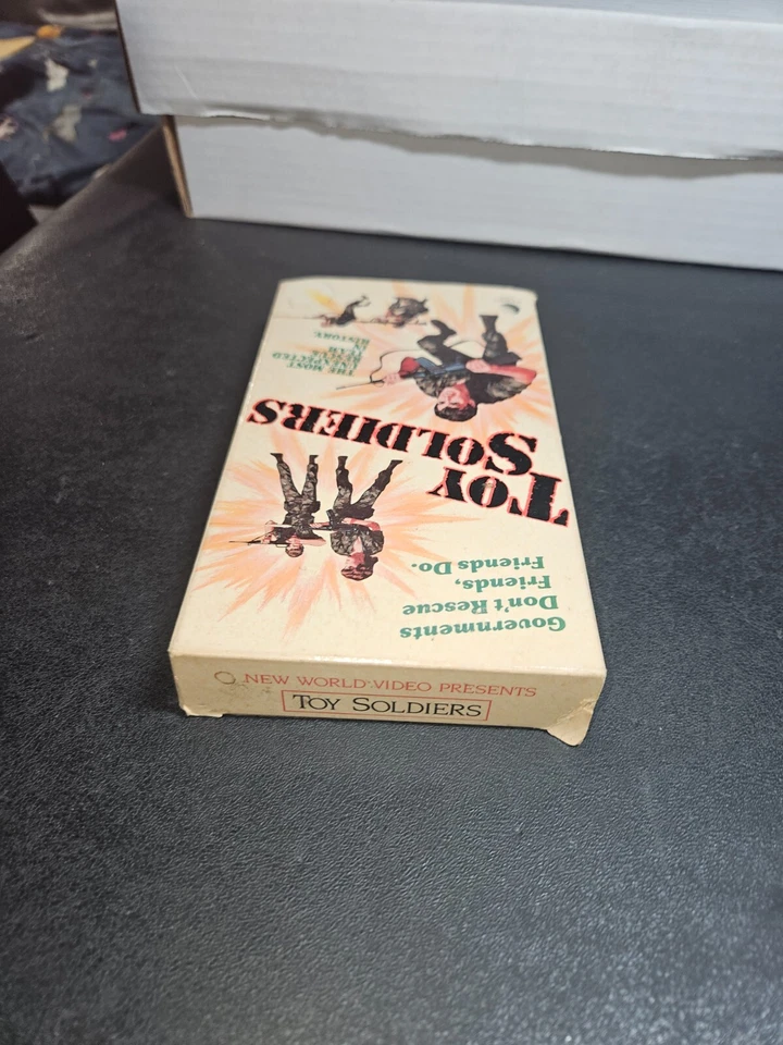 Toy Soldiers (VHS, 1985) Jason Miller Action Sleaze New World Video Rare OOP - Image 4 of 4