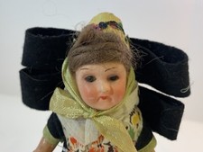 Antique Bisque Doll Original Traditional Costume Buckenburg Lower Saxony Germany