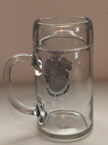 Vtg Beck's Beer 1 Liter Heavy Large Glass Stein/ Mug - Picture 2 of 5