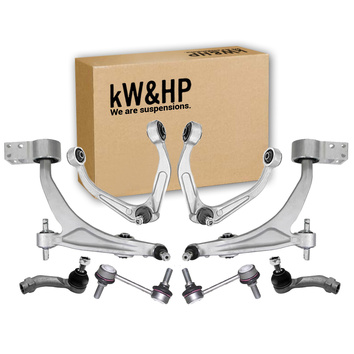 Kit Sospensione Anteriore 6 Pezzi Per Alfa Romeo Mito/Fiat Punto: Bracci, Biellette, Testine Sterzo - Aftermarket Qualità!