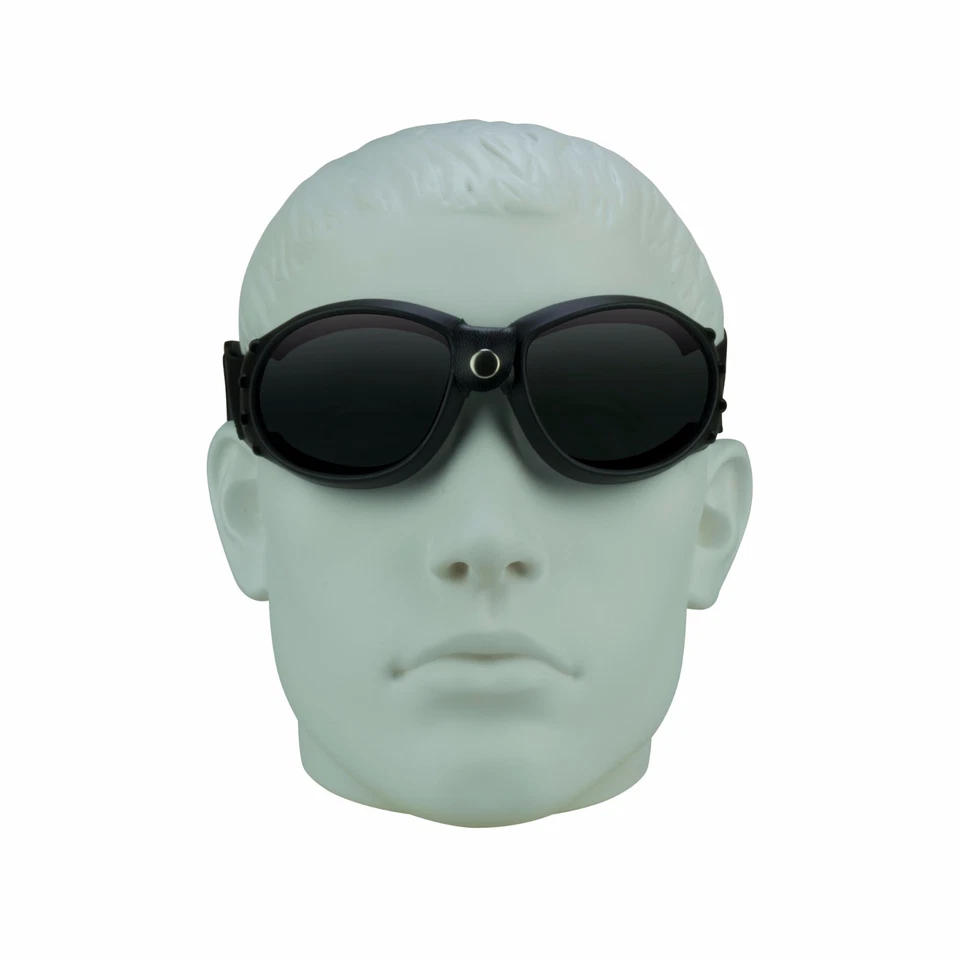 Motorcycle & Sky Diving Safety Goggles Adjustable Strap Ski Clear Yellow Dark - Image 3 of 3