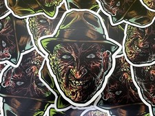 High Quality Die Cut Waterproof Vinyl Decal Freddy Krueger Nightmare Elm Sticker