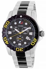 Calibre Men's SC-5A2-04-002 Akron Chronograph Luminous Two-Tone Steel Watch