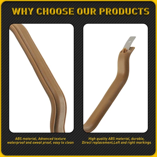 2X 55009801KS Inside Door Handle Pull Strap Tan For Jeep Wrangler YJ 1987-1995 K - Picture 7 of 7