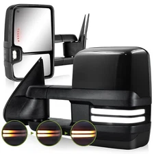 Switchback Towing Mirrors for 2003-2007 Chevy Silverado GMC Sierra Side Mirro...