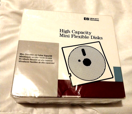 Hewlett Packard 10 Pk HP High Capacity Mini Flexible Floppy Disks 92190X New