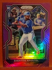 2021 Panini Prizm Purple #110 Sherten Apostel RANGERS 