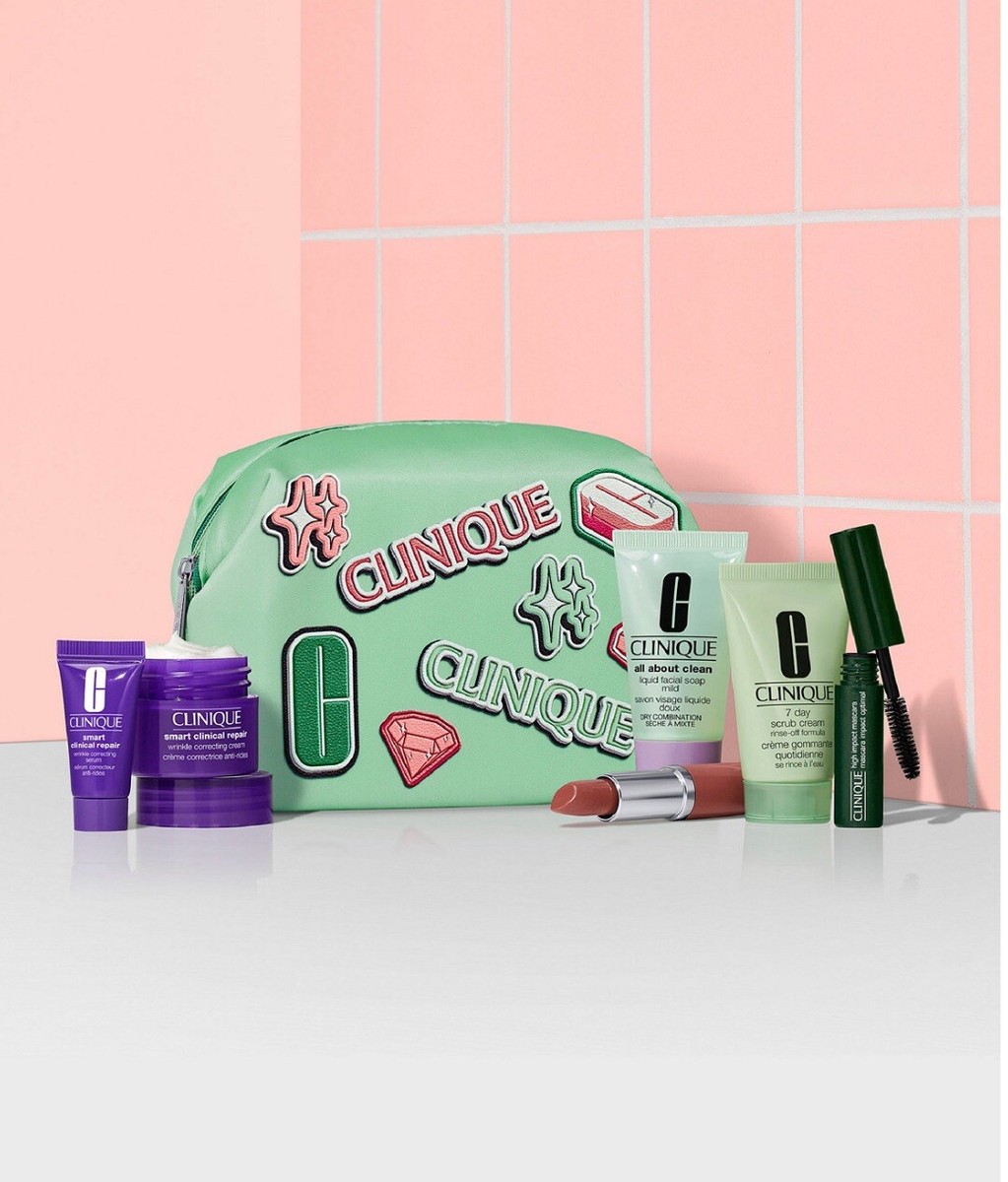 Clinique Macy's 8 Pc Gift Set GWP Smart Repair | eBay