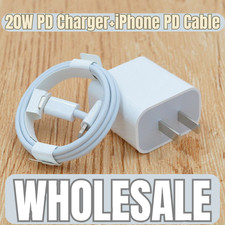 20W USB-C Fast Charger PD Adapter  Cable For iPhone 8 11/12/13/14 XR X Pro iPad