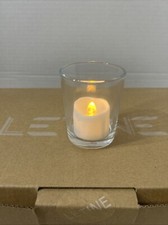 Letine 18Pcs Votive Candle Holders-Clear Glass Tea Light Candle Holders-Clear...