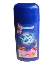 Clarisse Antiperspirant Deodorant Talc Free Cherry Blossom 1.6oz/45gm. Cut Tag