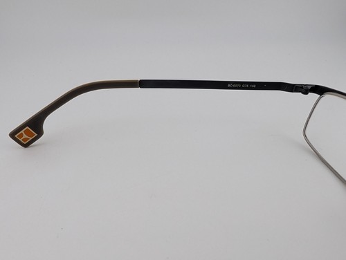 Hugo Boss Orange Eyeglasses, Frames Only, BO 0073 G75, 52-16-140, Metal - Picture 10 of 16