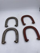 Set of 4 Ringer Used Horseshoes A and B Lot